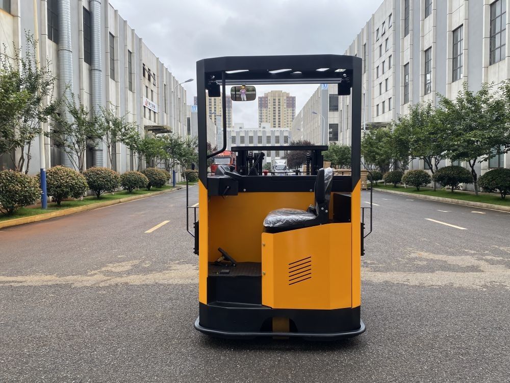 Load Center 600mm Electric Pallet Stacker Safety Seat Hand Stacker Electric