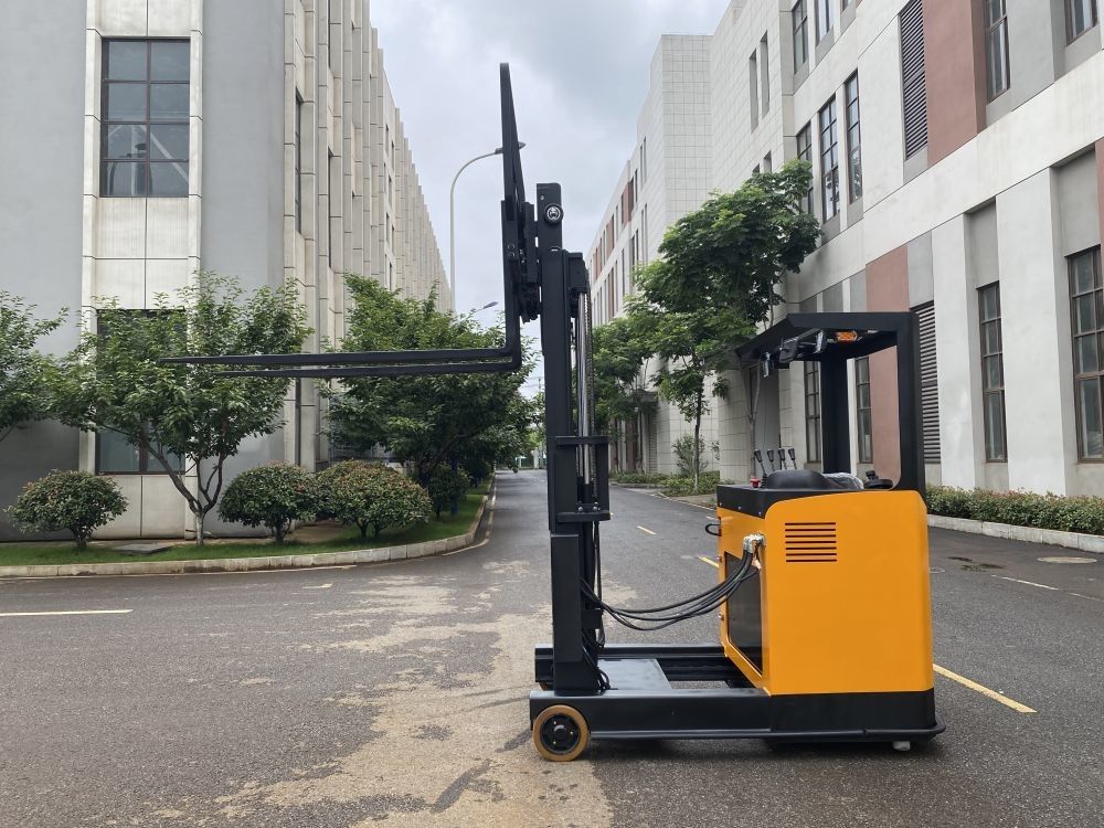 2/1X tires Electric Pallet Stacker 2500 KG Pedestrian Reach Stacker