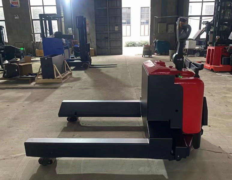 Load Capacity 5000kg Cable Reel Handling Transport Electric Pallet Truck Electronic Steering Pedal