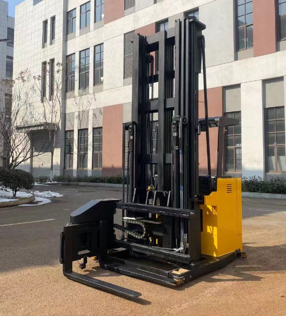 1.5 Tons Narrow Channels Pallet Stacker Electric Forklift Stacker Fork Rotation Angle 180 Degree
