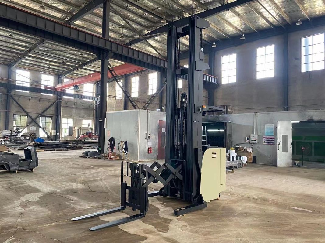 Electric Pallet Forklift Double Extension Forward Forklift Rated Load Capacity 1500 KG