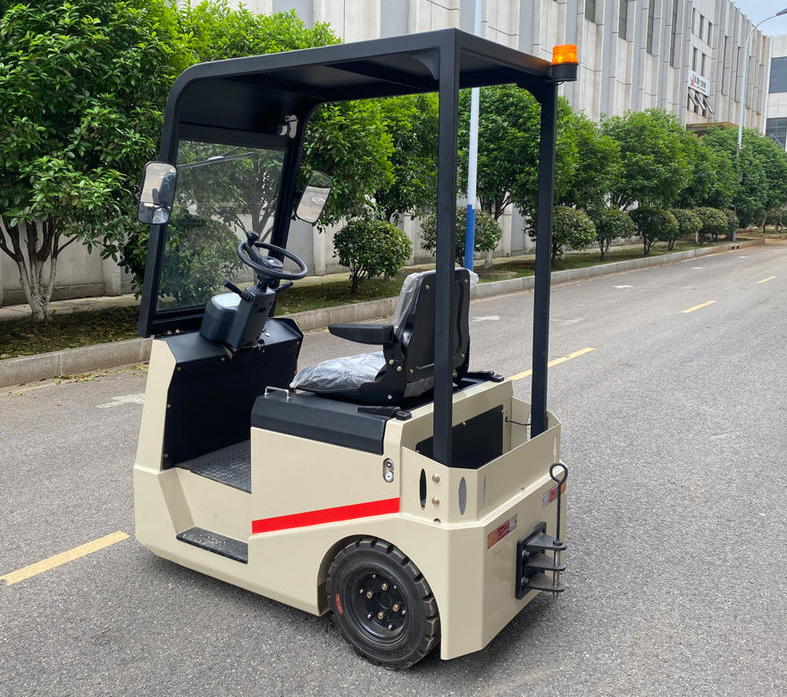 2 tons Seated Type Electric Truck Tractor With Polyurethane Tyre and Hydraulic Steering