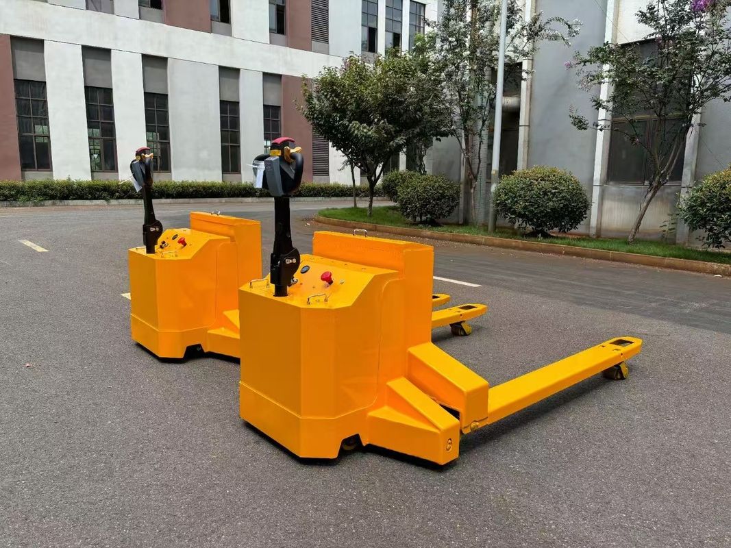 2 Tons Non Standard Electric Walkie Stacker Truck  Electronic Steering Walking Style