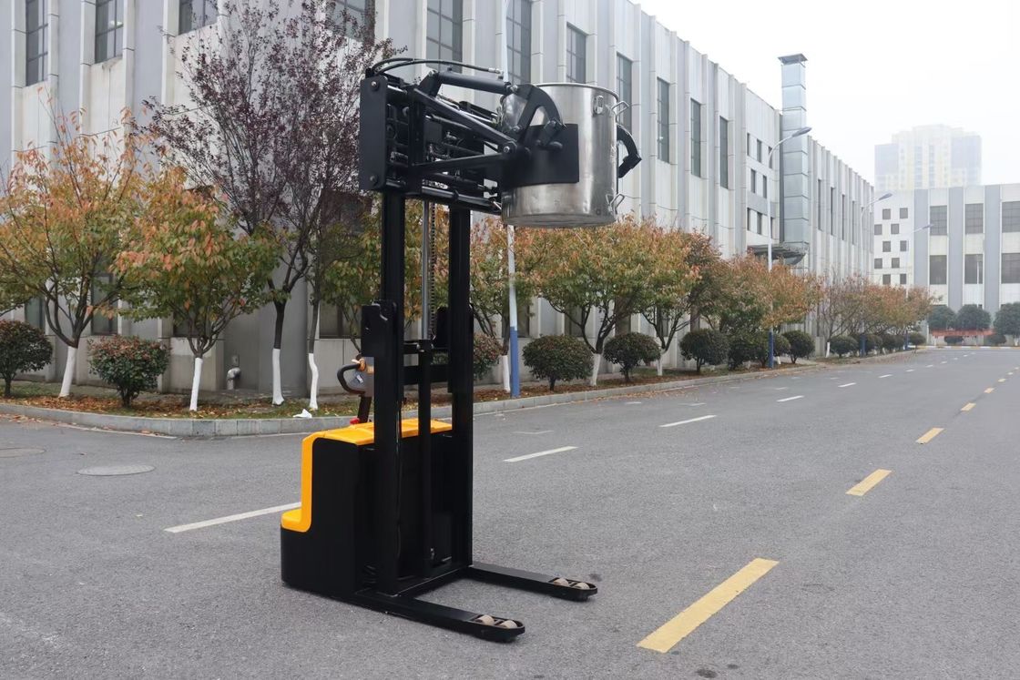 Electric Stacker  With  Gripping  Barrel  Clamping Weight 300 KG Lifting Height  2 Meters