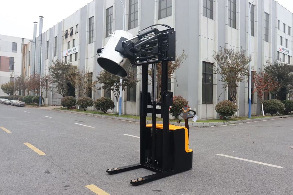 Electric Stacker  With  Gripping  Barrel  Clamping Weight 300 KG Lifting Height  2 Meters